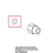 Aluminium bushing 24x18x1,5 to hold gas Unox XVC 715G