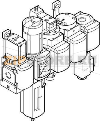 Фильтр-регулятор Festo MSB6-1/2:C3J4D1A1F3-WP 