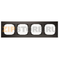 Рамка четырехместная, чёрный бархат ABB 2CLA857400A1501