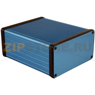 Корпус алюминиевый 120x103x53 мм, синий, 1 шт Hammond 1455N1201BU 