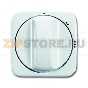 Накладка с поворотной ручкой для переключателя, альпийский белый ABB 2CKA001710A3420 