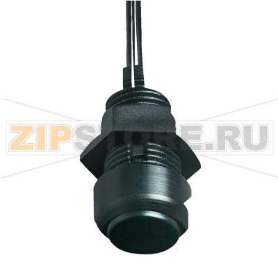 Кнопка 48 В DC/AC, 0.5 А, 1 x выкл/вкл, без фиксации, IP67, 1 шт Elobau 145MT00A-BK 