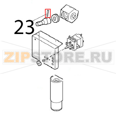 Spina elastica Ø: 5x30 Angelo Po 1G1BR1E Spina elastica Ø: 5x30 Angelo Po 1G1BR1EЗапчасть на деталировке под номером: 23