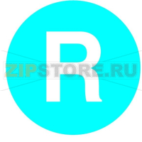 Шильдик кнопочный, плоский синий, R Eaton M22-XD-B-X6