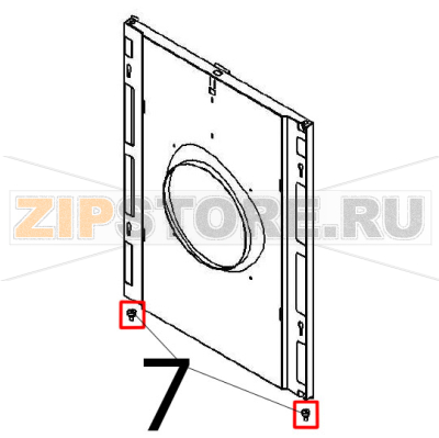 Screw TE M6 Ø: 16x23 Angelo Po FX101E1 Screw TE M6 Ø: 16x23 Angelo Po FX101E1Запчасть на деталировке под номером: 7
