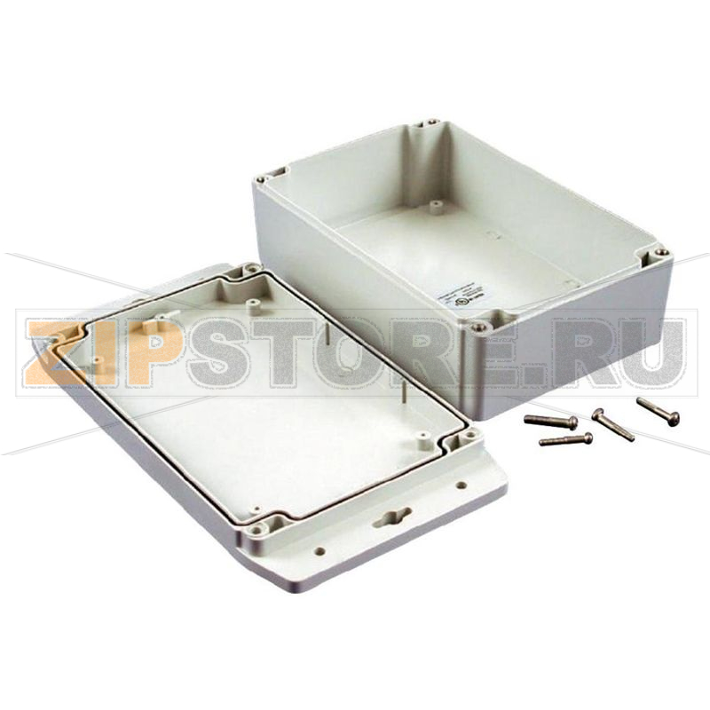 Корпус 180x120.79x62 мм, материал: пластик, серый, 1 шт Hammond 1555HF42GY 