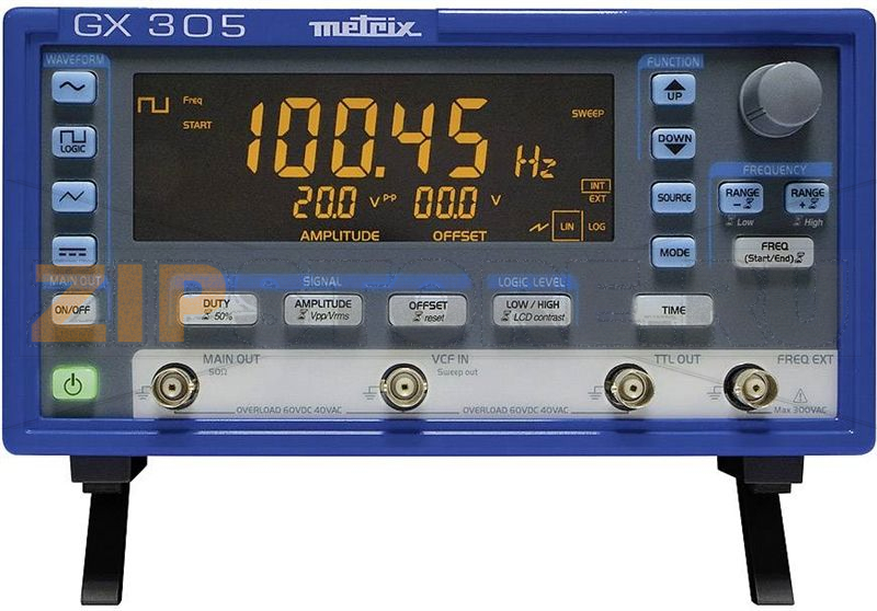 Генератор сигналов, 0.001 Гц-5 МГц Metrix GX 305 