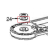 Washer fiber lower gear case KitchenAid 5K5SS