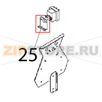 Shaped bar L&#039;&#039; Angelo Po 1G1PE2EV Shaped bar L'' Angelo Po 1G1PE2EVЗапчасть на деталировке под номером: 25