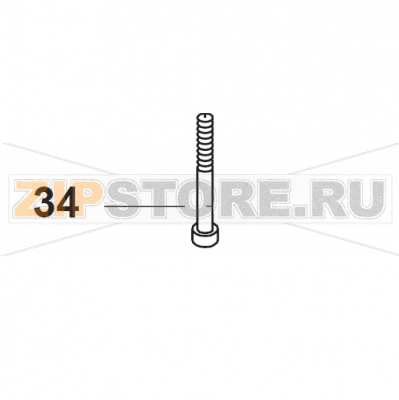 Screw M10x110  Bear Varimixer AR40 VL-1S                                                                               Screw M10x110 Bear Varimixer AR40 VL-1SЗапчасть на сборочном чертеже под номером: 34Название запчасти на датском&nbsp;языке: Screw M10x110 Bear Varimixer AR40 VL-1S