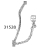 Assembly, power cable Zebra 105SE