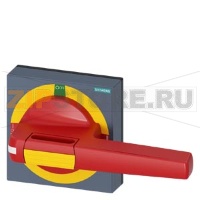 РУЧКА С НАКЛ. АВАРИЙНАЯ РАЗМЕР 100X100, ДЛЯ ВАЛ 10X10, I-0-II Siemens 8UD1851-3AE05