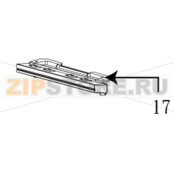 Крышка передняя нижняя пластиковая TSC TTP-2410M Крышка передняя нижняя пластиковая для принтера TSC TTP-2410MЗапчасть на сборочном чертеже под номером: 17Количество запчастей в комплекте: 1Название запчасти TSC на английском языке: Front lower plastic cover