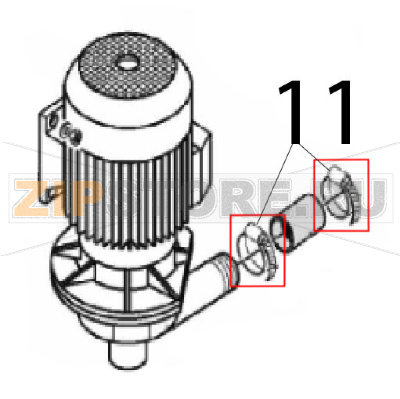 Clamp Angelo Po C165D Clamp Angelo Po C165DЗапчасть на деталировке под номером: 11