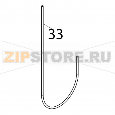 Dispenser transparent pipe Fagor CO-502 B DD Dispenser transparent pipe Fagor CO-502 B DDЗапчасть на деталировке под номером: 33Название запчасти Fagor на английском языке: Dispenser transparent pipe CO-502 B DD.