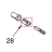Insert, brush holder KitchenAid 5K5SS