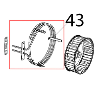 Resistenza circolare D=230, 3 spire Unox XFT 185