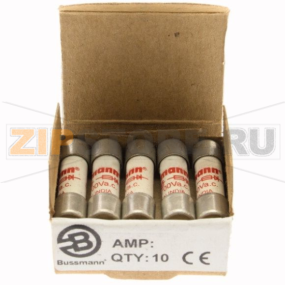 Предохранитель, 1 A, AC 700 В, 200 кА, 10x38 мм, aR, UL Eaton 1AMP 700V AC FERRULE 10x38MM 
