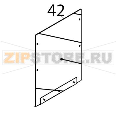 Щит Abat ЛГ-250Ч-02 Щит Abat ЛГ-250Ч-02Запчасть на деталировке под номером: 42