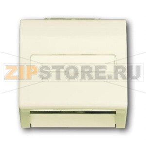 Накладка с суппортом для коммуникационных разъёмов и цоколей ABB 2CKA001753A0053 