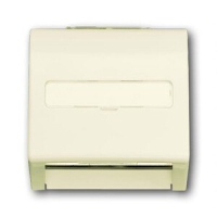 Накладка с суппортом для коммуникационных разъёмов и цоколей ABB 2CKA001753A0053