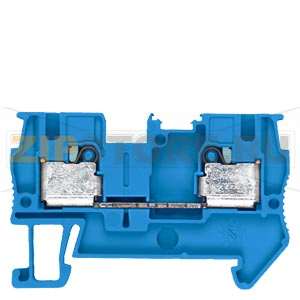 Through-type terminals 4 mm2, 6.2 mm wide blue Siemens 8WH6000-0AG01 
