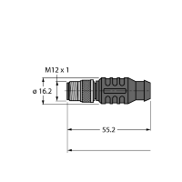 Кабель Ethernet Turck RSS RJ45S 841-1M