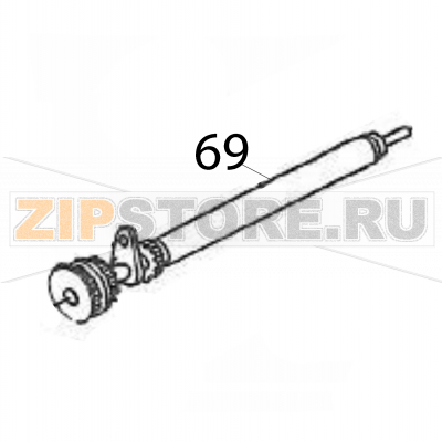 Feed roller sub (without a play) Sato M84Pro Feed roller sub (without a play) Sato M84ProЗапчасть на деталировке под номером: 69Название запчасти на английском языке: Feed roller sub (without a play) Sato M84Pro.