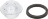 Cover glass for lamp  shock proof