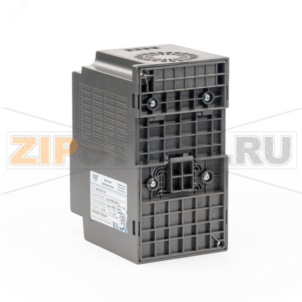 Преобразователь частоты 2.2 кВт, 220 В, 0-599 Гц, IP20 ESQ 08.04.304420 