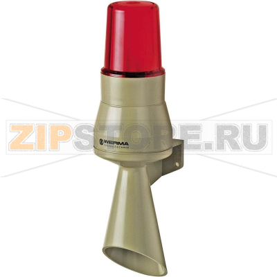 Сирена сигнальная 24 В, красная, 92 дБ Werma 580.152.55 