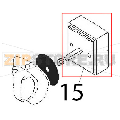 Regolatore corrente Angelo Po 0G1BR3E Regolatore corrente Angelo Po 0G1BR3EЗапчасть на деталировке под номером: 15