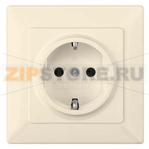 DELTA LINE ЭЛЕКТРИЧЕСКИЙ БЕЛЫЙ РОЗЕТКА SCHUKO 16A AC 250В  C ЗАЩИТНЫМ КОНТАКТОМ C ЗАЩИТНЫМИ ШТОРКАМИ C БЕЗРЕЗЬБОВЫМИ КОНТАКТНЫМИ ЗАЖИМАМИ ЭЛ.-МЕХ. ЧАСТЬ Siemens 5UB1583 