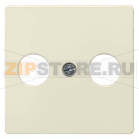 DELTA I-SYSTEM ЭЛЕКТРИЧЕСКИЙ БЕЛЫЙ КРЫШКА РОЗЕТКИ ДЛЯ RF/TV/SAT 55X55MM 2 ОТВЕРСТИЯ Siemens 5TG2591