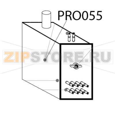 Steam generator Gierre FEV 64M Steam generator Gierre FEV 64MЗапчасть на деталировке под номером: PRO055