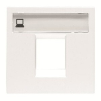 Накладка для одного суппорта/разъёма, альпийский белый ABB 2CLA221810N1101
