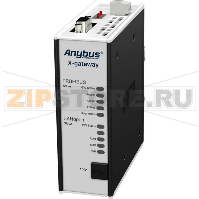Шлюз сетевой 24 В/DC, CANopen, USB, 1 шт Anybus AB7849 