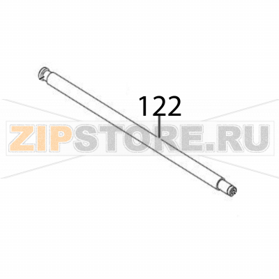 Shaft (damper A) Sato CL6NX Plus Shaft (damper A) Sato CL6NX PlusЗапчасть на деталировке под номером: 122Название запчасти на английском языке: Shaft (damper A) Sato CL6NX Plus.
