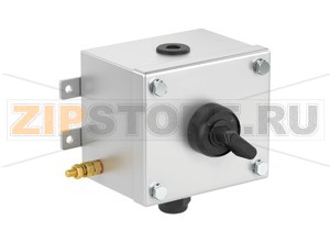 Модуль управления Control Unit Ex e, Stainless Steel, Control Switch LCS1.N2MX.B.1 Pepperl+Fuchs Electrical specificationsOperating voltage250 V max.Operating current16 A max.Terminal capacity2.5 mm2Functioncontrol switch, smallColorblackContact configuration1x NO / 1x NCSwitching configuration2 position changeoverUsage categoryAC12 - 12 ... 250 V AC - 16 AAC15 - 12 ... 250 V AC - 10 ADC13 - 12 ... 110 V DC - 1 ADC13 - 12 ... 24 V DC - 1ANumber of poles2Operator actionengage - engageLabelingI - IIMechanical specificationsHeight102 mm (A)Width116 mm (B)Depth85.5 mm (C)External dimension115 mm with operators (C1) 92.2 mm with screws (C2) 145 mm with mounting brackets (K)Fixing holes distance, height41 mm (G)Fixing holes distance, width130 mm (H)Enclosure coverfully detachableCover fixingM6 stainless steel hexagon head screwsFixing holes diameter6.1 mm (J)Degree of protectionIP66Cable entryNumber of cable entries1 x M20 in face A fitted with polyamide Ex e stopping plug1x M20 in face B fitted with polyamide Ex e cable glandDefined entry areaface A and face BMaterialEnclosure1.5 mm 316L, (1.4404) stainless steelFinishelectropolishedSealone piece closed cell neopreneMass1.5 kgMountingmouting brackets with 6.1 mm screw holesGroundingM6 internal/external brass grounding boltAmbient conditionsAmbient temperature-40 ... 55 °C (-40 ... 131 °F) @ T4 -40 ... 40 °C (-40 ... 104 °F) @ T6 Data for application in connection with hazardous areasEU-Type Examination CertificateCML 16 ATEX 3009 XMarking II 2 GD Ex db eb mb IIC T* Gb Ex tb IIIC T** °C Db T6/T80 °C @ Ta +40 °C T4/T130 °C @ Ta +55 °CInternational approvalsIECEx approvalIECEx CML 16.0008XEAC approvalTC RU C-DE.GB06.B.00567ConformityDegree of protectionEN 60529General informationSupplementary informationEC-Type Examination Certificate, Statement of Conformity, Declaration of Conformity, Attestation of Conformity and instructions have to be observed where applicable. For information see www.pepperl-fuchs.com.AccessoriesOptional accessoriesEngraved traffolyte tag labelEngraved AISI 316L stainless steel tag labelColor in-fill stainless steel tag label