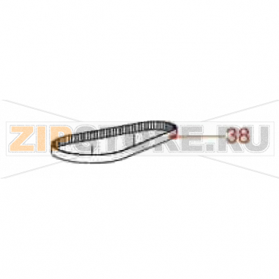 ЗУБЧАТЫЙ РЕМЕНЬ 172 L 050 H13 Toothed belt 172 L 050 H13 Mazzer M100

Запчасть на сборочном чертеже под номером: 38

Название запчасти Mazzer на английском языке: Toothed belt 172 L 050 H13 Mazzer M100