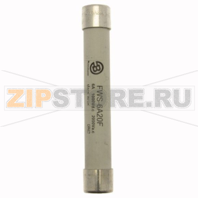 Предохранитель, 6 A, AC 2100 В, DC 1000 В, 50 кА, 20x127 мм, gS, IEC BS Eaton 6A 2000V AC TRACTI 