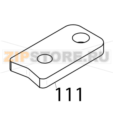 Door hinge support Piron P920RXS Door hinge support Piron P920RXSЗапчасть на деталировке под номером: 111