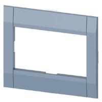 cover frame 76.2x 45.65mm (WxH) accessory for: circuit breaker 3-pole without TMTU access 3VA5 125 front mounted rotary operator 3VA9157-0EK.. for 3VA5 125 Siemens 3VA9033-0SB10