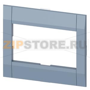 cover frame 76.2x 45.65mm (WxH) accessory for: circuit breaker 3-pole without TMTU access 3VA5 125 front mounted rotary operator 3VA9157-0EK.. for 3VA5 125 Siemens 3VA9033-0SB10 