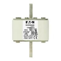 Предохранитель, 800 A, AC 690 В, 200 кА, DIN 3, 76x76x109 мм, aR, DIN, IEC Eaton FUSE 800A 690V