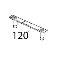 Longherone piedini 2" reg, H147-19 Unox XVC 1005EP