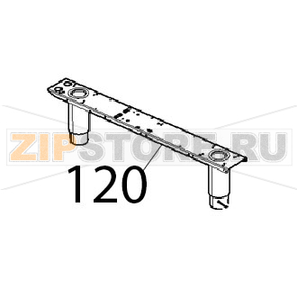 Longherone piedini 2&quot; reg, H147-19 Unox XVC 1005EP Longherone piedini 2" reg, H147-19 Unox XVC 1005EPЗапчасть на деталировке под номером: 120