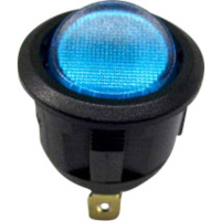Переключатель клавишный 12 В/DC, 6 А, 1 x выкл/вкл TRU Components TC-R13-112I B/W