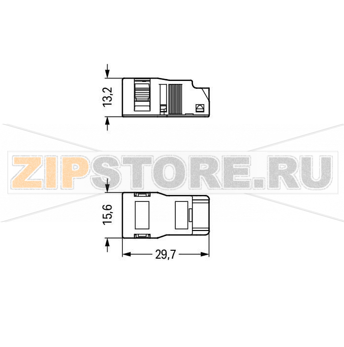 Корпус разгрузки натяжения; 2-пол.; с фиксирующим зажимом; для 1 кабеля; 3,8 – 8,2 мм; 17,5 мм; черные Wago 890-502/342-000 