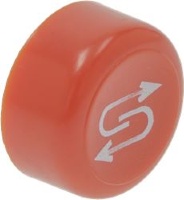 ОРАНЖЕВЫЙ ПЕРЕКЛЮЧАТЕЛЬ "REGENERATION"  (РЕГЕНАРАЦИЯ) Ø 25 М